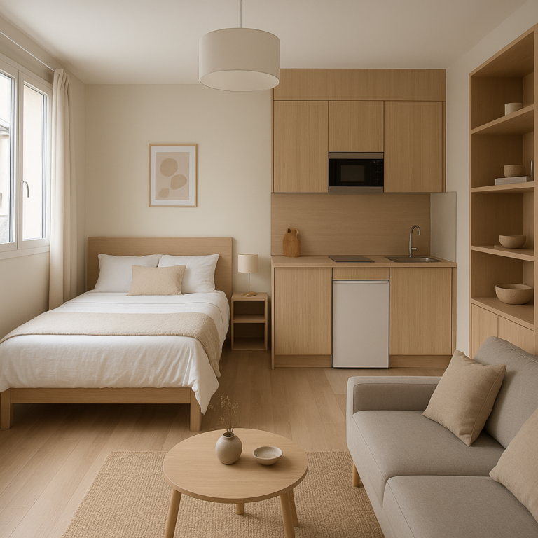 Aménager un studio de 20 m² : plan d’action, erreurs à éviter et idées gain de place