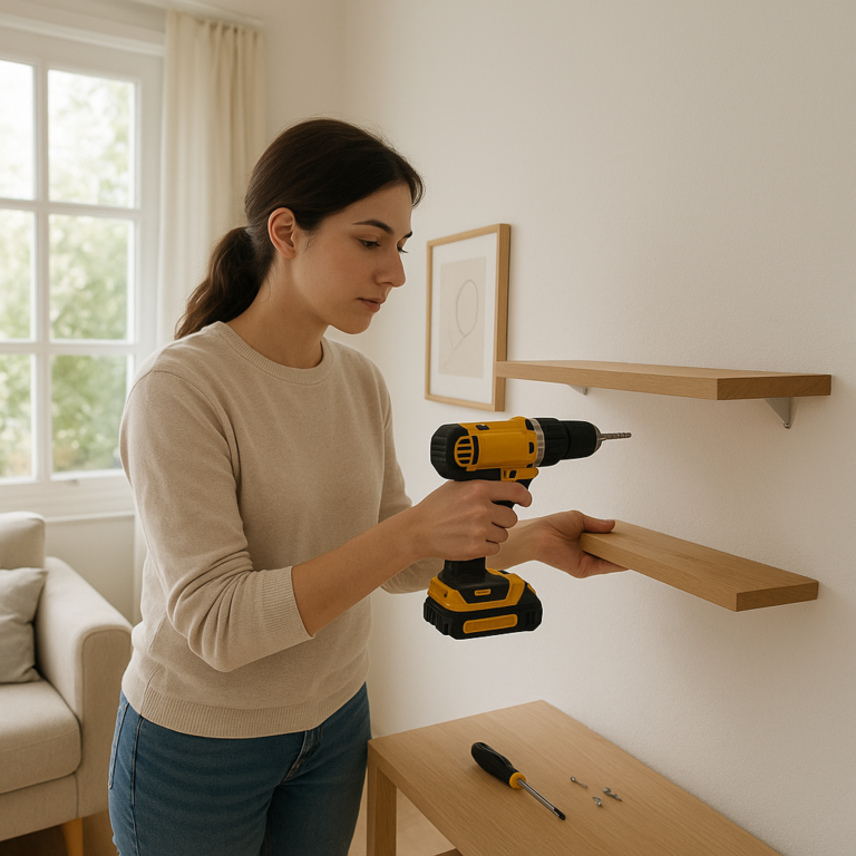 Idées bricolage maison débutant : 15 projets simples pour se lancer en confiance