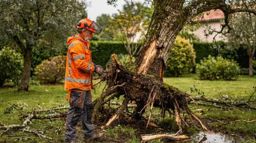 arbre déraciné
