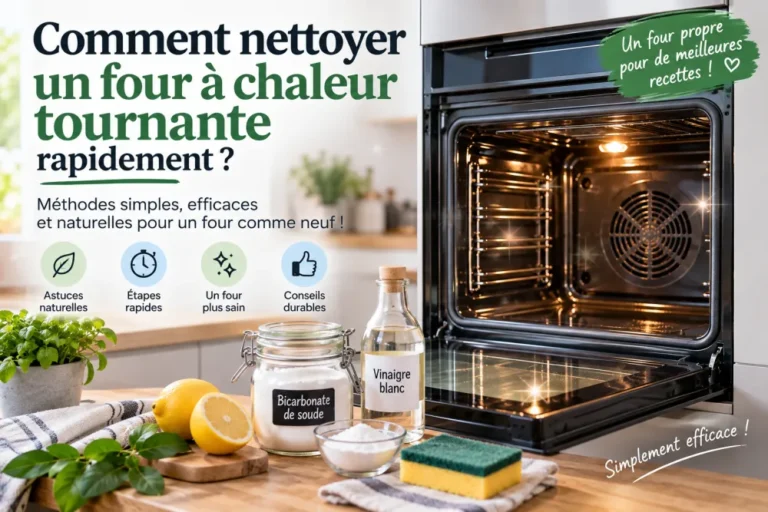 Comment nettoyer un four à chaleur tournante rapidement et efficacement ?