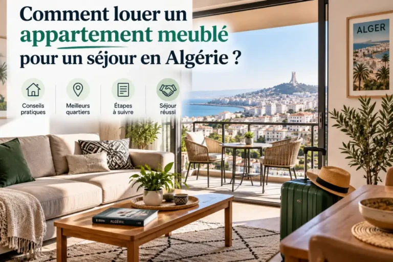 Comment louer un appartement meublé en Algérie pour un séjour ?